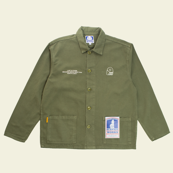 L&F X Service Works Trade Jacket | Olive – wearelost&found