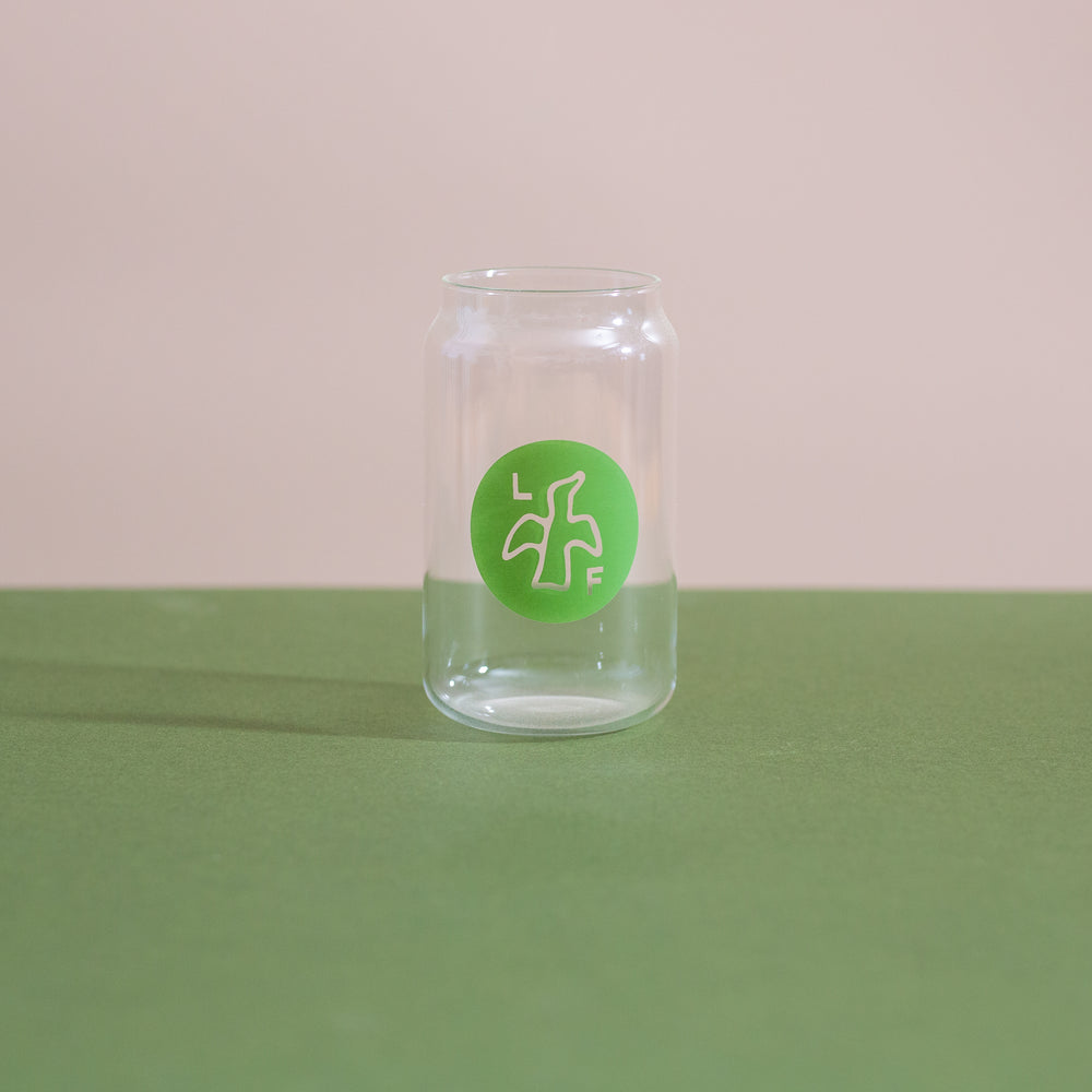 L&F Green Logo Glass